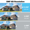 5MP HD IP Dome Camera Outdoor PTZ Home Security CCTV Camera WiFi 2 way Audio Auto Tracking Onvif Surveillance H.264 Network|Surveillance Cameras