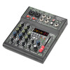 LOMEHO Audio Mixer 4 Channel Mini Portable Sound Mixing DJ Console Bluetooth USB Play Record Individual 48V Phantom Power AM-AX3
