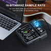 Professional portable 2 channels USB Audio Interface for PC Audio mixer Plug&Play sound card console for Recording Studio singer