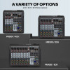 DGNOG PMX06 99 DSP 6-Channel Mixing Console Digital MP3 Input 48V Phantom Power 7-Stage EQ with Bluetooth PC Record