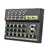 10-Channel Mixing Console Digital Audio Mixer Stereo Mic/Line Mixer Reverb & 48V Phantom Power for Recording DJ Live Karaoke