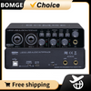 BOMGE U202 USB Audio Interface with Mic Preamplifier XLR/TSR/TS Ports 48V 32-Bit/192kHz Resolution for Computer Recording Stream