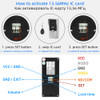 KARMEN Wired Video Intercom System,Outdoor Door Phone Street Call Panel RFID Doorbell, Electronic Lock,Support AC 100V-240V