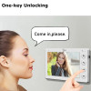 2 Unit Multi Apartments Intercom Video Doorbell with RFID Card Unlock 7inch 4Wired Video Door Phone System