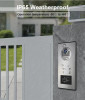 2 Unit Multi Apartments Intercom Video Doorbell with RFID Card Unlock 7inch 4Wired Video Door Phone System
