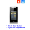 ​Tuya 8 Inch IP Intercom Video Door Phone Multi Apartment Wired Video Intercom System Android 7 Inch Indoor Monitor