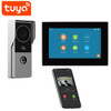 TUYA Wifi Video Doorbell 1080P 10 Inch 7 Color Touch Screen Smart APP Home Visual Intercom Kits for RFID Access Control System