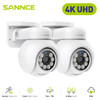 Sannce 4K POE Camera H.265 Human Detection Smart Tracking Full color Onvif 8MP IP Security Camera Protect For Video Surveillance