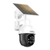 AOSU 3MP PTZ Solar WiFi Camera Built-in Battery Wireless Security Camera PIR Detection 2-Way Audio Outdoor CCTV Camera