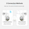 Lenovo 5MP WiFi Surveillance Camera Outdoor Security PTZ IP Camera 5X Zoom Two-way Audio AI Tracking ONVIF HD Night Color Camera