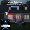 4K 8MP Tuya Dual Lens WIFI Camera PTZ Outdoor Dual Screen Ai Human Auto Tracking Security Camera Surveillance with Alexa Google