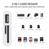 3-in-1 Card Reader Adapter Type C To SD TF Memory Card Reader USB Type C OTG Converter For Huawei Samsung Xiomi Phone Tablet