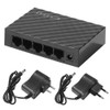 5 Port 1000Mbps Gigabit Network Switch RJ45 Ethernet Switching Splitter Shunt Gigabit Ethernet Fast Internet LAN Repeater Hub