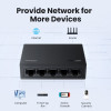 UGREEN Ethernet Switch 1000Mbps Mini Network Expansion 5 Ports All Gigabit for Router PC Lan Hub Full/Half Duplex Plug and Play