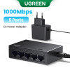 UGREEN Ethernet Switch 1000Mbps Mini Network Expansion 5 Ports All Gigabit for Router PC Lan Hub Full/Half Duplex Plug and Play