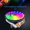 Computer Host Fan Cooling Fan Desktop PC Computer Cooler 4 Heatpipes CPU Radiator 12V 3Pin for Intel LGA 2011
