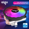 Aigo ICE400X 4 heat pipes cpu cooler Fan RGB 4pin PWM Computer Case Fan Silent Intel LGA 1700 1200 1150 1151 AMD AM3 AM4
