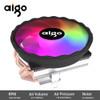 Aigo ICE400X 4 heat pipes cpu cooler Fan RGB 4pin PWM Computer Case Fan Silent Intel LGA 1700 1200 1150 1151 AMD AM3 AM4