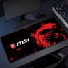 MSI Table Mat Mouse Pad Desk Mouse Pad Cute HD Desk Pad Extended Gaming Keyboard Mats Large XXL Gamer Mousepad 90x40