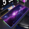 Space Large RGB Mouse Pad Gaming Mousepad LED Universe Mouse Mat Gamer Mousemats Table Pads PC RGB Keyboard Mats XXL 90x40cm