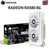MOUGOL AMD Radeon RX580 8GB Graphics Card GDDR5 Memory 2048SP 256Bit PCI-E3.0x16 GPU DP DVI for Computer Gaming Video Card