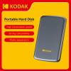 KODAK HDD 2.5 Inch Portable External Hard Drive 500GB 1TB USB 3.0 Storage Compatible for PS5 Xbox PC Mac Desktop MacBook