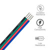 2Pin Electrical Cable LED Wires 22 20 18AWG 3 4 5 6 Pin Speaker Automotive Cables For 5050 SMD WS2812B RGB RGBWW Strip Light