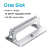 UGREEN Vertical Laptop Stand For MacBook Air Pro Triple Slots Aluminum Notebook Stand For MacBook Pro Tablet iPad Phone Holder