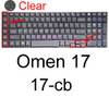 Keyboard Cover for HP Omen 17 17t 17z Plus 17-ck 17-cm 17-cb 17-an x Gaming Silicone Protector Skin Case Accessory 17.3 inch