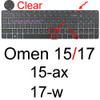 Keyboard Cover for HP Omen 17 17t 17z Plus 17-ck 17-cm 17-cb 17-an x Gaming Silicone Protector Skin Case Accessory 17.3 inch