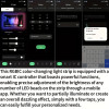 LED TV Backlight Strip With Camera AR Color Sensor Collects Sync Music USB RGBIC light strip For 55-85 inches TV Game Atmosphere