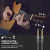 1/4 Inch Straight Instrument Cable 6.35mm To 6.35mm Mono Audio Professional Guitar Cable for Guitar Bass Amplifier Keyboard