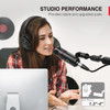 FIFINE K669D Professional XLR Microphone with Metal Body, Studio Mic for Recording/Podcast/Voice Over/ASMR & Streaming