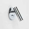 Embedded LED Reading Wall Lamp with Switch Adjustable Hotel Bedroom Bedside Headboard Sconce Spot Led Light Fixture AC110-220V