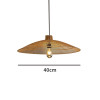 Vintage LED Pendant Light Nordic Umbrella Handmade Rattan Lamp for Living Room Bedroom Hall Dining Rom Table Living Room Lustre
