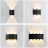LED Wall Light Waterproof Outdoor Indoor Lighting IP65 AC86-265V 2w 4w for Garden Stair Night Light Garage light Luz exterior