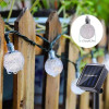Solar Bubble Ball Light String Lights Outdoor Crystal Globe LED Fairy Lights Garden Party Easter Christmas Wedding Decorations