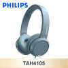Philips TAH4105 Wired 3.5mm Gaming Earphone HiFi Stereo Folding Convenient Headphones Online Lesson Education Learning Headset