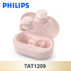 Philips TAT1209 Earphone Wireless Bluetooth 5.3 Headphone With Dual HD Microphone Call Earbuds Sports Running In-Ear Headset