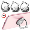 360 Degree Rotatable Mobile Phone Holder Metal Cat Cute Finger Ring Holder for Samsung Xiaomi Huawei IPhone Bracket Accessories
