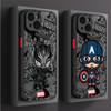 Cartoon Marvel Groot Spiderman Case for iPhone SE 12 Mini 13 Pro Max 14 Plus XS X 7 6S Plus 15 11 XR 8 Shockproof Armor Cover