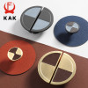 KAK Fashion Gold Cabinet Handle Zinc Alloy Kitchen Cupboard Door Pulls Shoe Cabinet Knobs Drawer Furniture Handle Hardware