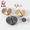 KAK Fashion Gold Cabinet Handle Zinc Alloy Kitchen Cupboard Door Pulls Shoe Cabinet Knobs Drawer Furniture Handle Hardware