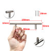 Cupboard Handle Brushed Stainless Steel Kitchen Cabinet Door Knob Kitchen Handle Furniture Drawer Pulls Bar Handle Pull Hardware