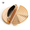 Nordic Light Luxury Gold Cabinet Single Hole Round Handle Electroplating Gold Drawer Cabinet Door Wardrobe Plastic Dresser Knobs