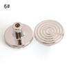 Nordic Light Luxury Gold Cabinet Single Hole Round Handle Electroplating Gold Drawer Cabinet Door Wardrobe Plastic Dresser Knobs