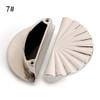 Nordic Light Luxury Gold Cabinet Single Hole Round Handle Electroplating Gold Drawer Cabinet Door Wardrobe Plastic Dresser Knobs