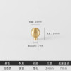 Cabinet Door Hardware Kitchen Cabinet Knob 1pc Brass Cabinet Knob Pull for Cabinet Knob Pull Hardware Handle, Brushed Brass pull