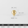 Cabinet Door Hardware Kitchen Cabinet Knob 1pc Brass Cabinet Knob Pull for Cabinet Knob Pull Hardware Handle, Brushed Brass pull