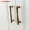 KEDLO Modern Luxury Zinc Alloy Silver Drawer Knob Furniture Hardware Kitchen Cabinets French Retro Gold Pull Handle